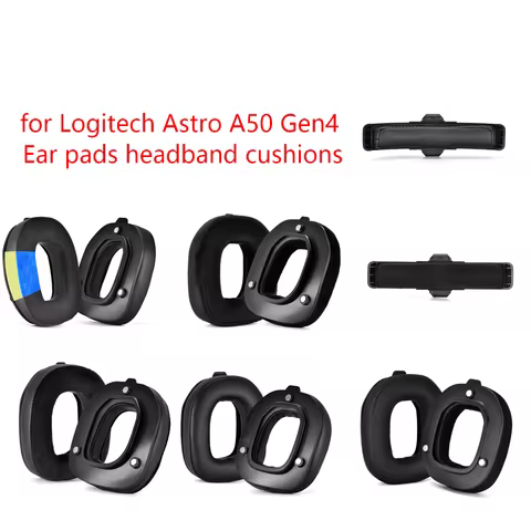 Ear pads for Logitech Astro A50 Gen4 Gaming Headphones Replacement A50 4th Gen Ear Covers Earmuffs E