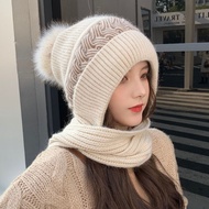 Women's Winter Scarf Beanie Hat / Winter Hat