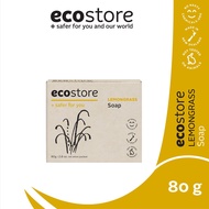 Ecostore Boxed Lemongrass Soap, Fragrance Free (80g)