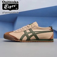 Onitsuka MEXICO 66 (หนังชั้นแรกคุณภาพสูง) รองเท้าผ้าใบลําลองคลาสสิกรองเท้าวิ่งผู้ชาย/รองเท้าแฟชั่นสต