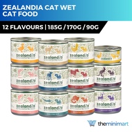 Zealandia Cat Wet Cat Food 185g Brush Tail Duck Goat Venison Wallaby Beef Chiken Hoki Lamb Salmon Pate And Formula