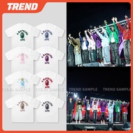 Stray Kids APE Merch Cotton T-shirt Unisex Fashion FELIX HYUNJIN CHANGBIN BANGCHAN Printed Short Sle