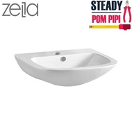 ZELLA L-202 WALL HUNG BASIN / SINKI BILIK AIR / WASH BASIN / BATHROOM SINK / TOILET SINK / TOILET BA