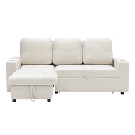 SB Design Square SB DESIGN SQUARE โซฟาเข้ามุมซ้าย รุ่น Reindeer สีครีม (210x166x94 ซม.)