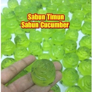 Sabun Cucumber / Sabun Timun 100% Bahan Semulajadi