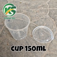 THINWALL CUP TEMPAT PUDING PLASTIK 150ML 150 ML KLIR