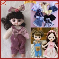 PEANSEA 20 สไตล์ สำหรับ Ob11 Gsc obitsu 11 ob11 ชุดตุ๊กตาที่สวยงาม 16~17cmชุดตุ๊กตา เสื้อผ้าตุ๊กตา ช