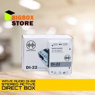 PROMO- WAVE AUDIO DI22 / DI 22 / DI-22 AKTIF STEREO DIRECT BOX - DI BOX