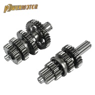 LF125 Transmission Gear Box Main Counter Shaft Assy For lifan 125 125cc 1P52FMI Horizontal Engine ka