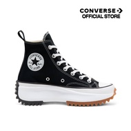 CONVERSE RUN STAR HIKE HI BLACK/WHITE/GUM FOUNDATIONAL CANVAS - 166800C - 166800CU_H0BKXX