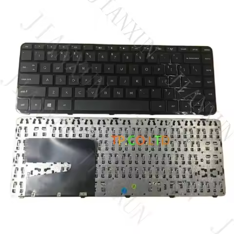 S+NEW For HP Pavilion 14-E 14-E000 14-E000 14-F Keyboard US Black WITH Frame
