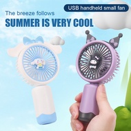 Portable Mini Fan Handheld Mini Fan Student Outdoor USB Charging Portable Mini Cooling Fan Cartoon K