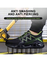 男士安全鞋工作運動鞋防刺工業靴堅固不壞鋼頭防護鞋