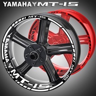 YAMAHA MT15 MT-15 Wheel Rim Sticker Reflective Rim Sticker Decals