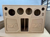 ตู้ลำโพง(งานดิบทรงตู้บลูทูธ)แบนพาสลมหลังดอก12นิ้ว 2ดอกแหลม4นิ้ว2ดอก กลาง6.5นิ้ว4 ดอก (ไม้MDF15มิล) ด