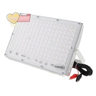 Alligator Clip Included 12V-85V Outdoor LED Flood Light 200W Equivalent IP65 Waterproof Emergency Li