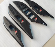 ฝาครอบสวิทต์ ปรับกระจก 4 ประตู Toyota Revo Fortuner 2015-ปัจจุบัน แท้ ทำคาร์บอน แบบลาย GR Sport พว