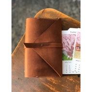 [B6 Gáy Còng] Sổ Còng Bìa Da Sổ Tay Quà Tặng Size B6 19x13 cm Còng Vàng 200 Trang