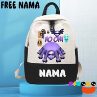 (FREE NAME) NEWEST UNISEX AO ONI ANIMATED MOTIF KINDERGARTEN-ELEMENTARY SCHOOL BACKPACK