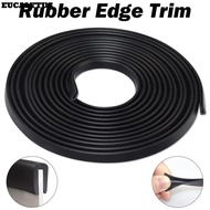 EUCALYTUSS Edge Trim Strip, U Shape Black Door Edge Strip,  Rubber Edge Protector Car