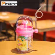 Water spouting cup whale kids Water Spray Cup Summer Children Plastic botol air kanak kanak Straw Water Cup Bottle Fall Resistant