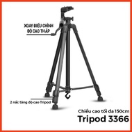 Tripod - Camera/Phone Tripod 3366 - Free phone clip included