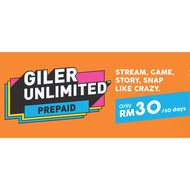 PROMOSI PANAS UMOBILE GILER UNLIMITED PREPAID SIM GX30 ( U MOBILE MURAH )