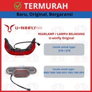 Rear Light Uwinfly Electric Bike Rear Lamp Original D70 / D75 / M60/ D60/ D60 ADV/ D65/ D65 ADV