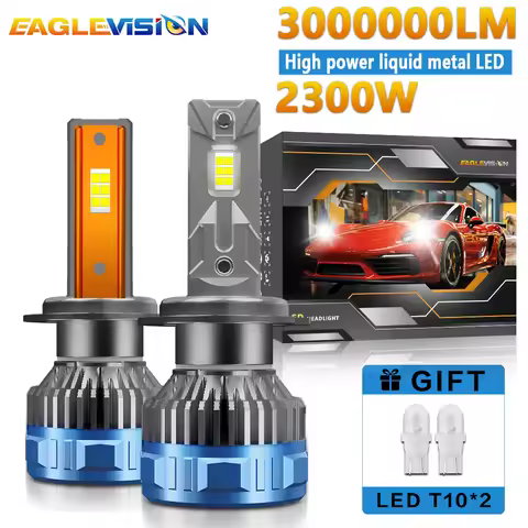 EAGLEVISION Led Headlight Lamp Bulb for Cars H4 Turbo Canbus 12v 24v 2300W High Power Lamp HB3 HB4 9