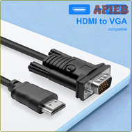 APIEB ตัวแปลงวิดีโออะแดปเตอร์สาย VGA HD-15ตัวผู้สาย HDMI ได้1080P 1.5ม. สำหรับเครื่องฉาย DVD เพลย์สเตชั่น4 PS4/3กล่องทีวีเพื่อติดตามตรวจสอบ MNAER