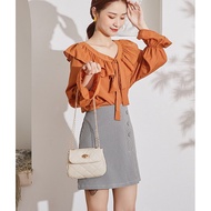 5G2 Al Sahhia Button Gold Chain Sling Tote Travel Bag Shoulder Handbag Beg Tangan Wanita