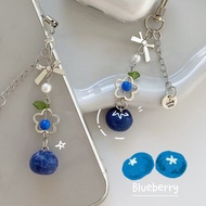Fruit blueberry   Spring Story   Sweetheart mobile phone chain pink fruit mobile phone pendant jewel