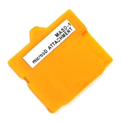 Yellow 25 x 22 x 2mm(L x for W xH) 1pcs Micro-SD Attachment MASD-1 Camera TF to XD Card Insert Adapt
