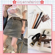 Women's belt Korean versatile leather belt Non punching soft belt Student Belt Fashion Accessories