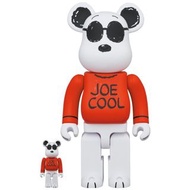 【新貨預訂】BE@RBRICK JOE COOL 100% & 400% 套裝 BEARBRICK JOE COOL 100% & 400％ Set 可動模型