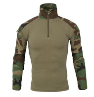 Combat Shirt Men Long Sleeve Military Style Tactical T-shirts US Army Camouflage Multicam Special SW