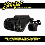 Kamera Papan PemukaStinger 1080P Car Dash Camera USB Front & Rear DVR Camera Night Vision  Recorder 