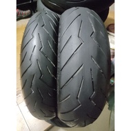 pirelli Rosso scooter 120/70/14&160/60/15 used tyre