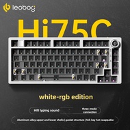 LEOBOG Hi75c Mechanical Keyboard Kit CNC Aluminum Wireless Tri-mode 75 Arrangement Gasket Customized