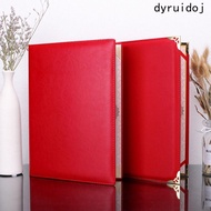 DYRUIDOJ File Paper Page Folder, High-end Signing Contract A3 A4 Art Paper Hardcover, Simple Hosted 