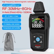 High Frequency RF EMF Meter Electromagnetic Radiation Detector 30MHz~8GHz Geiger Detector Electric F