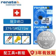 Swiss Original renata 379/sr521sw Watch Quartz Electronic Watch Imported Buttons