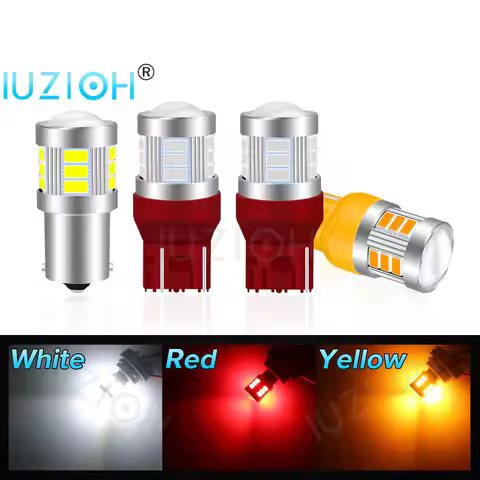 IUZIOH 2PCS R5W Led 1156 Bulb 1157 P21W BA15S T20 S25 7440 7443 BAY15D WY21W W21W P21/5W W21/5W Sign