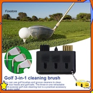 [Fx] Ergonomic Golf Brush Golf Brush and Cleaner 3-in-1 Portable Golf Club Cleaner Brush Kit with Sh