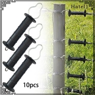 [Hatel] Electric Fence Gate Handle Spring Gate Handle Portable Direct Replaces Farm Fencing Accessor