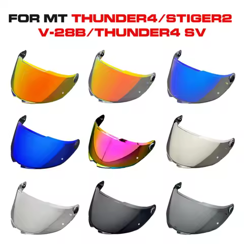 Helmet Visor for MT THUNDER4 SV STINGER 2 MT-V-28B Breaker SV Replacement shield Glasses Goggles Scr
