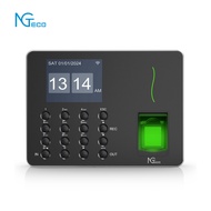 NGTeco Thumbprint Time Attendance Machine With 2.4GHz WiFi NGTeco Time App W3