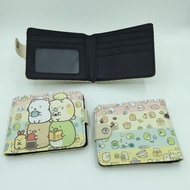 Students Wallet Anime Anime Gurashi Purse Short Sumikko Button