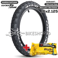 LUCKY STONE 16 x 2.125 Minion/Folding/BMX 16x2.125 Bicycle Tire | High Quality