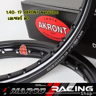 1.40-17 ล้อ AKRONT ขอบเรียบ งานเลเซอร์ สีดำ ล้ออาก้อน สีสวย สด ทน (1คู่)